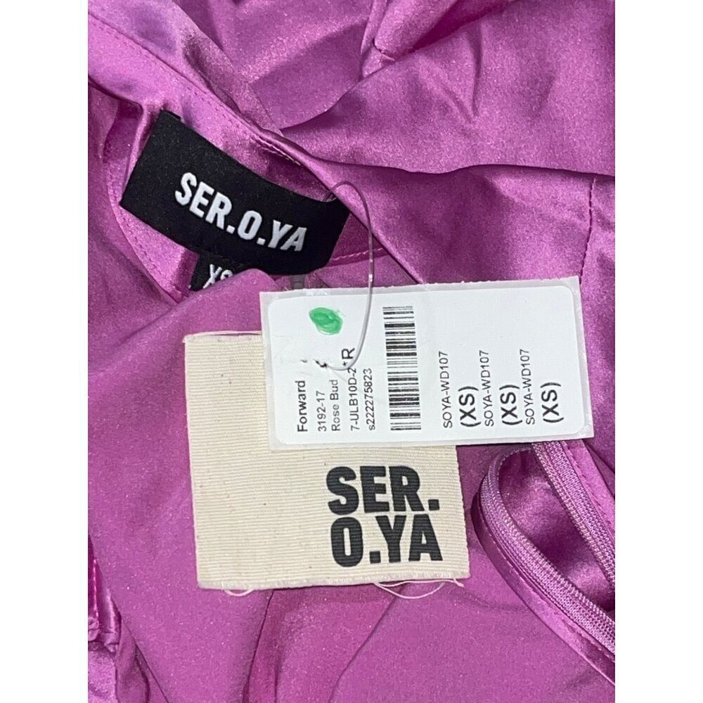 SER.O.YA Andie Silk Gown in Rose Bud New Womens Maxi Long Dress - Picture 7 of 16